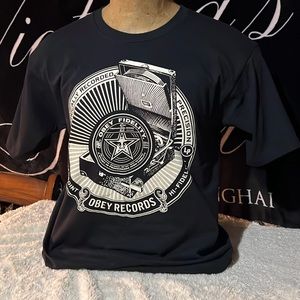 Obey T shirt. Large